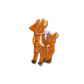 Fawn Hand-Painted Hair Claw Clip