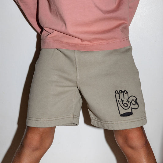 Dinky Circus A OK Sweat Short | Crockery