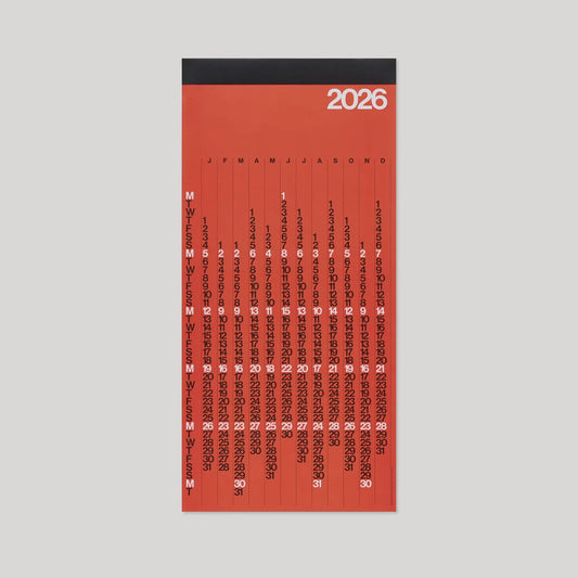 Stendig Red V Calendar 2026