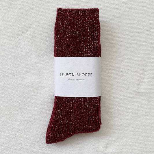 Le Bon Shoppe Wine Winter Sparkle Socks