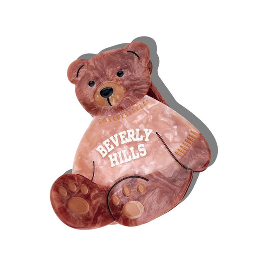 Hand-Painted Beverly Hills Teddy Claw Hair Clip