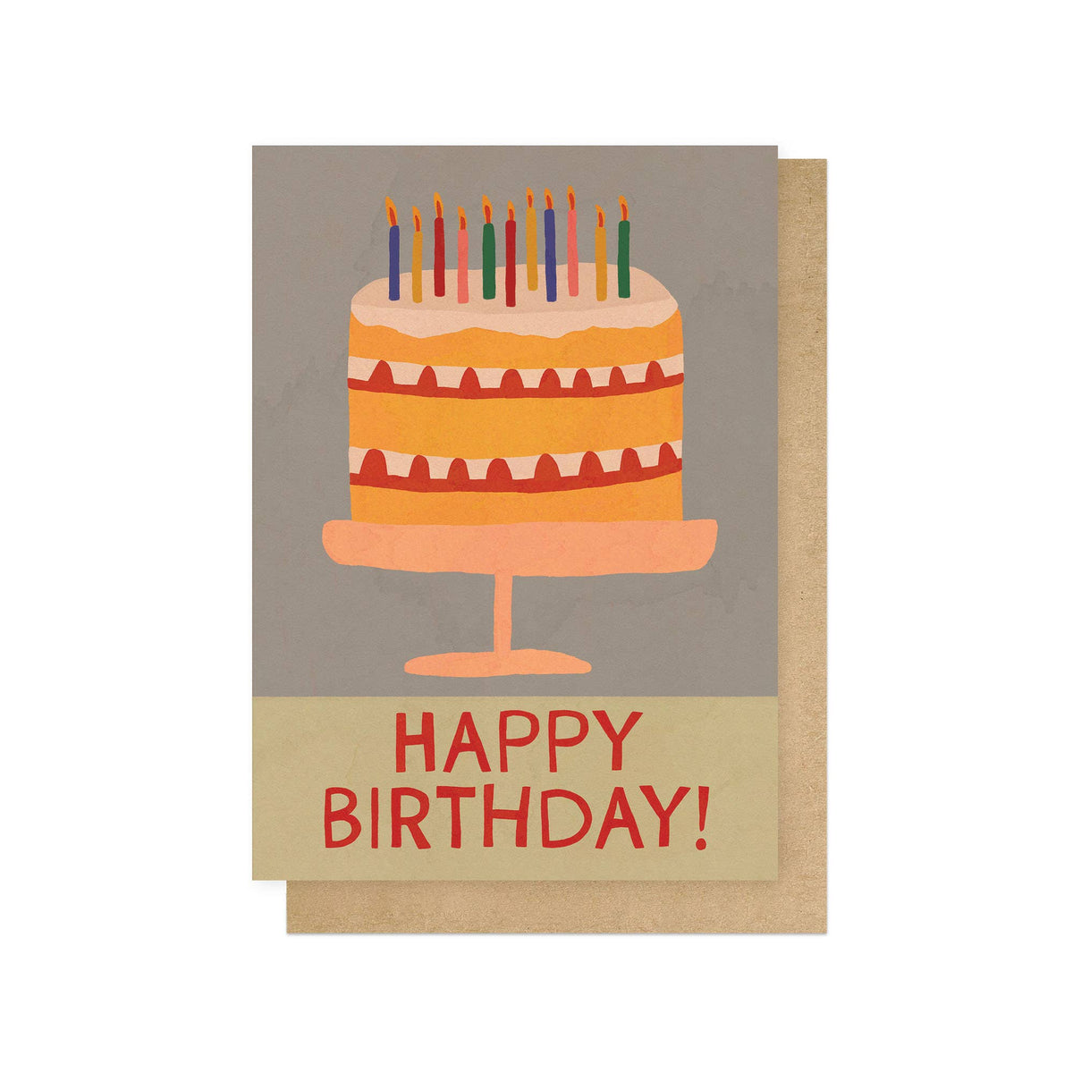 Birthday Cake (Happy Birthday) Greeting Card