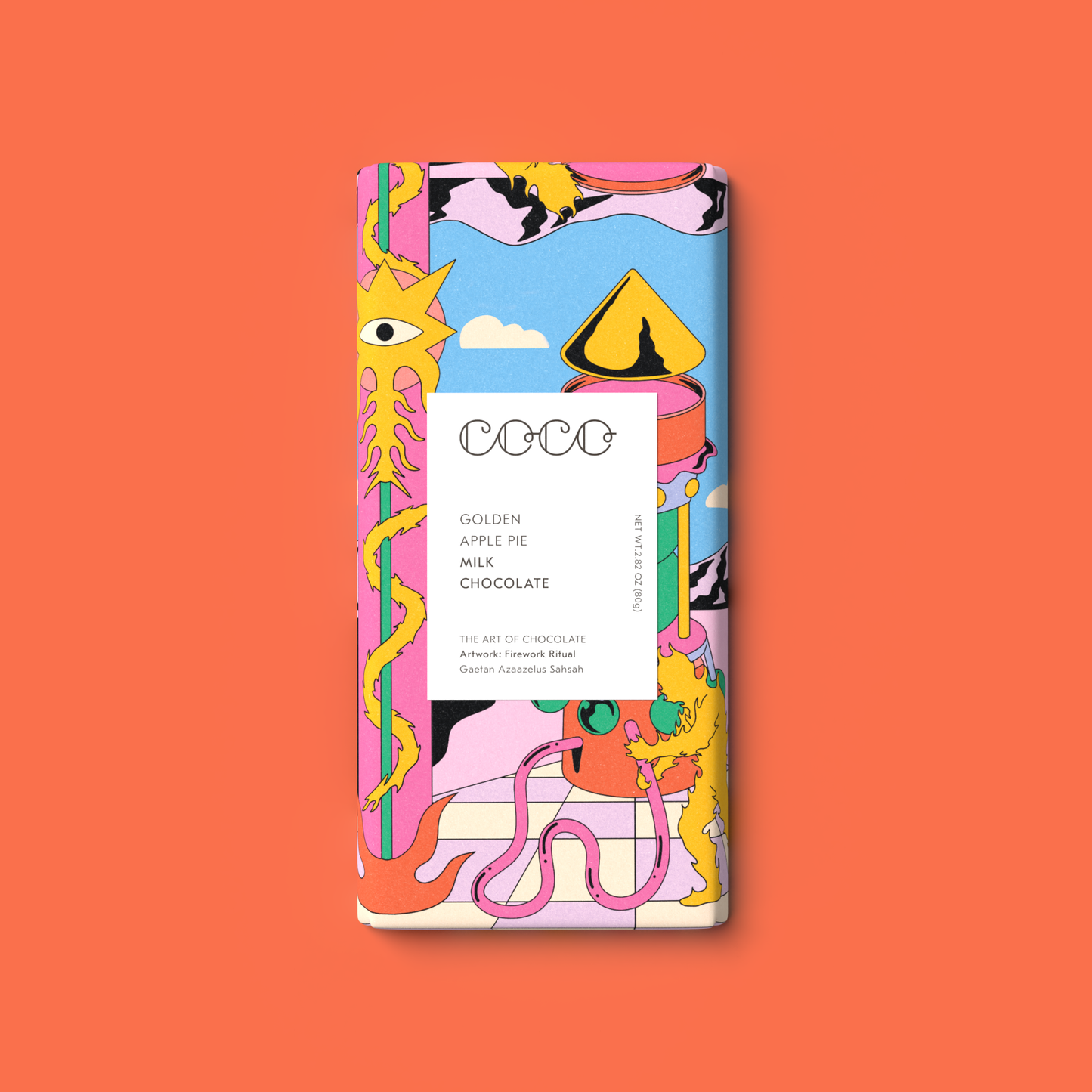 Golden Apple Pie Milk Chocolate Bar