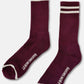 Le Bon Shoppe Maroon Extended Boyfriend Socks