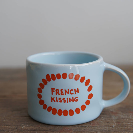 French Kissing Ceramic Mug