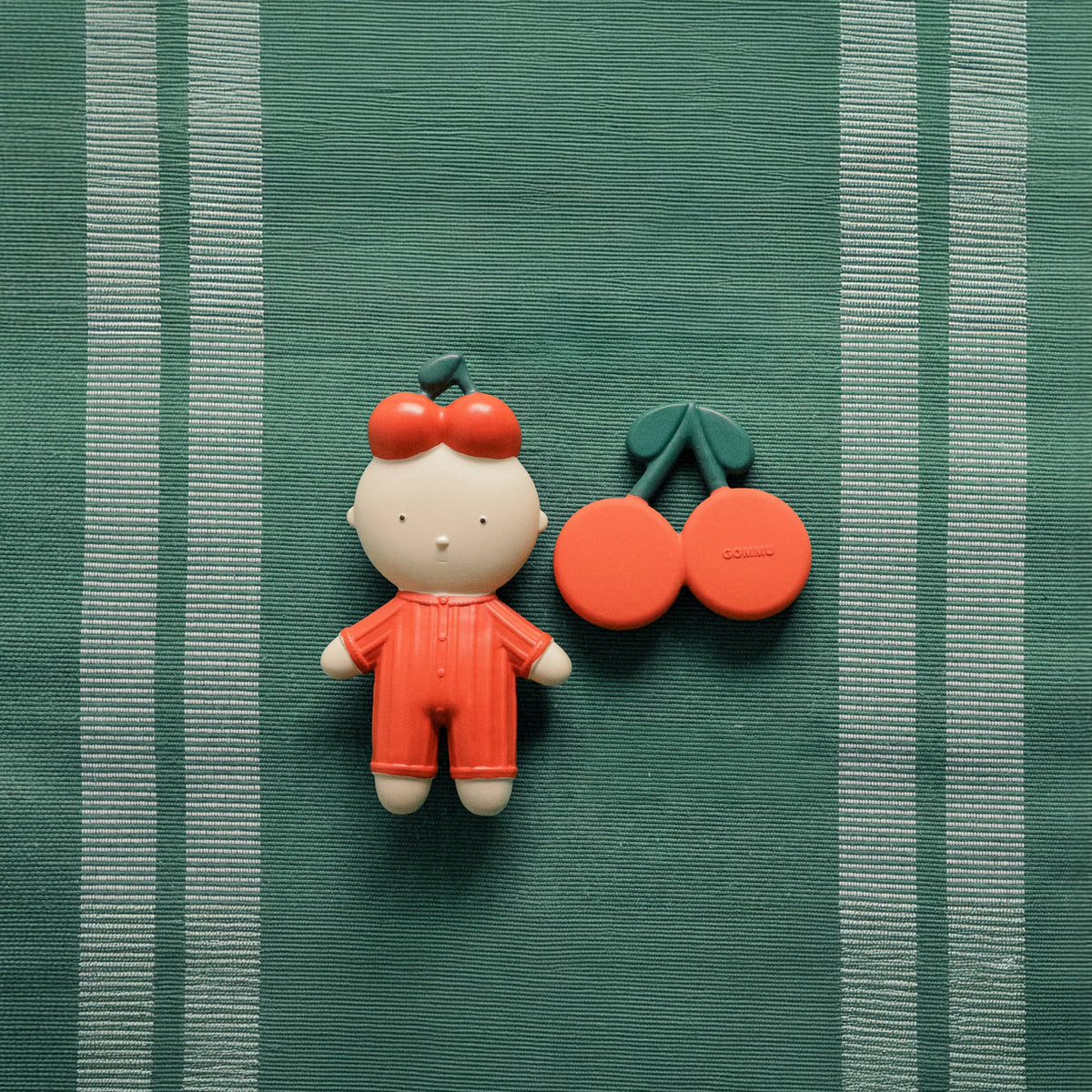 Gommu Mini Baby Cherry Natural Rubber Baby Doll