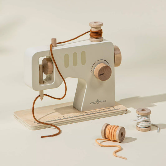 Wooden Sewing Machine Playset