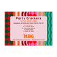 Multicoloured Stripe Pattern Christmas Crackers