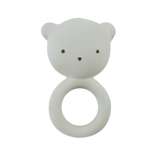Gommu Ring Bear - Natural Rubber Teething Ring: Ocean
