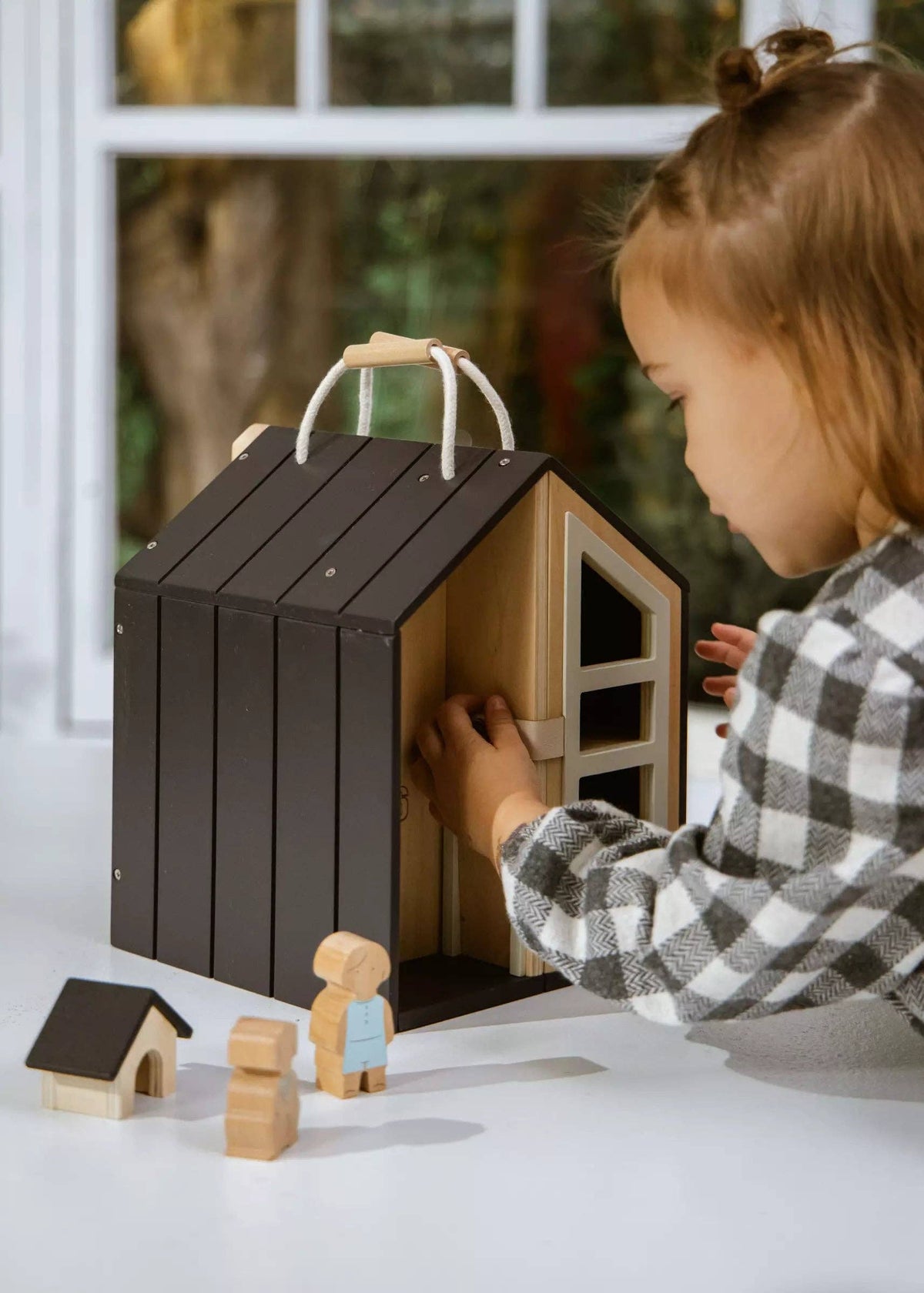 Wooden Doll House To Go