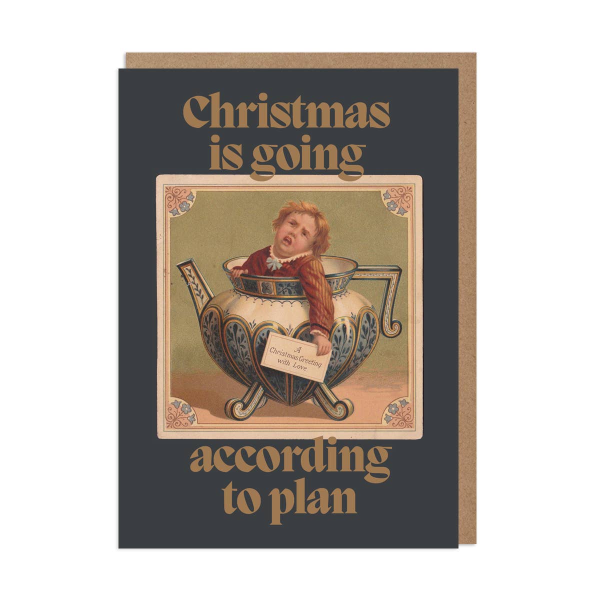 According to Plan Christmas Greeting Card