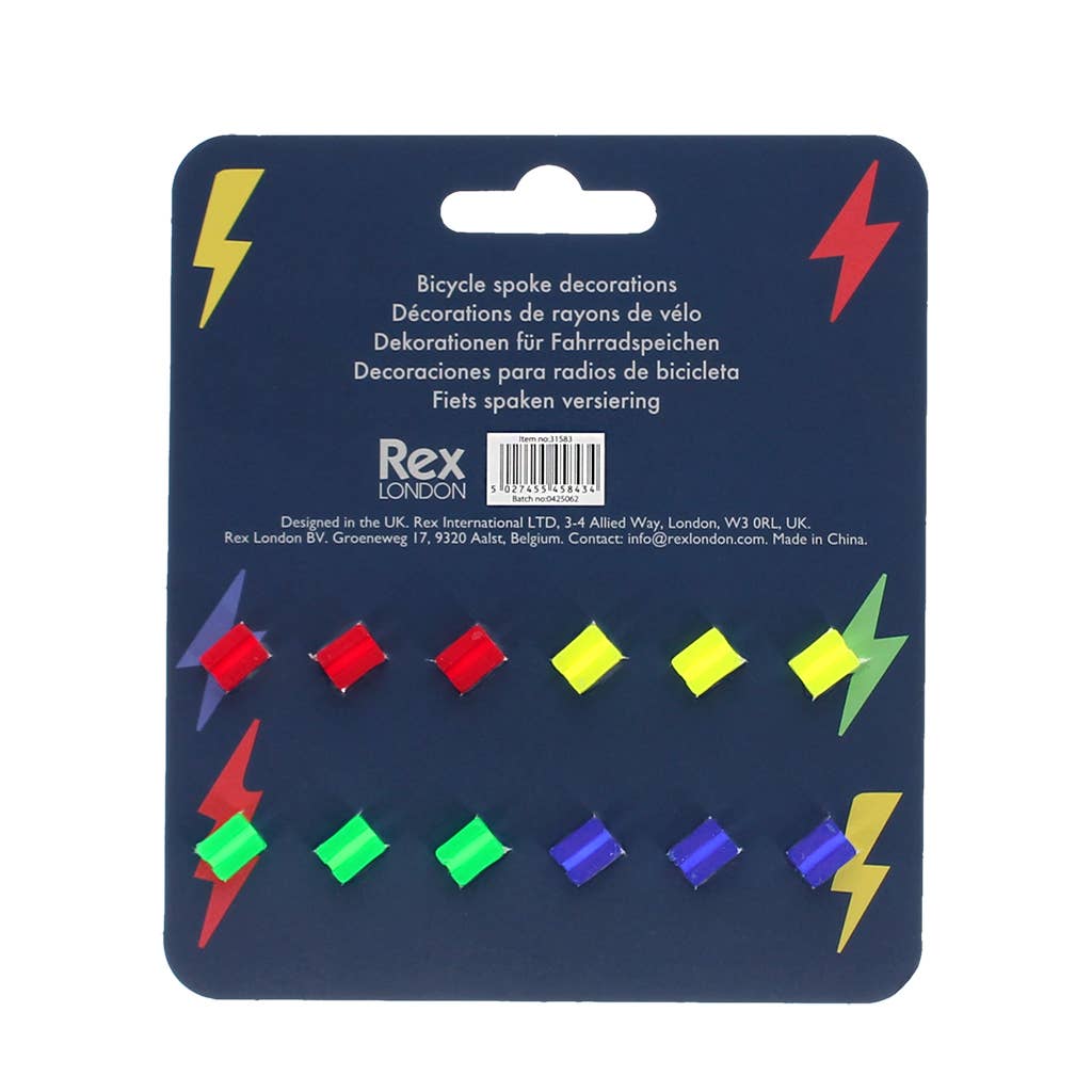 Lightning Bolts Bicycle Spoke Decorations
