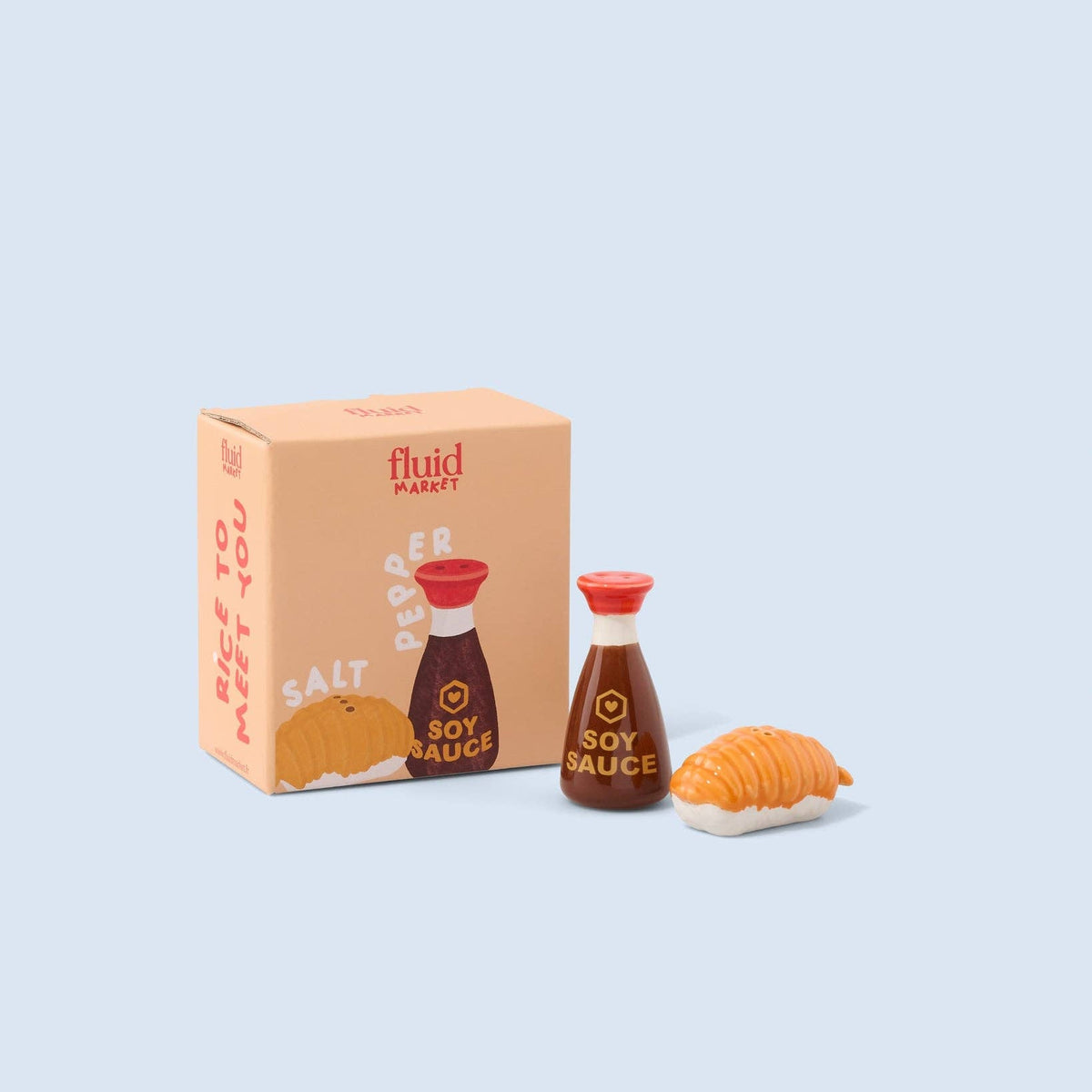 Sushi Soy Salt and Pepper Shakers