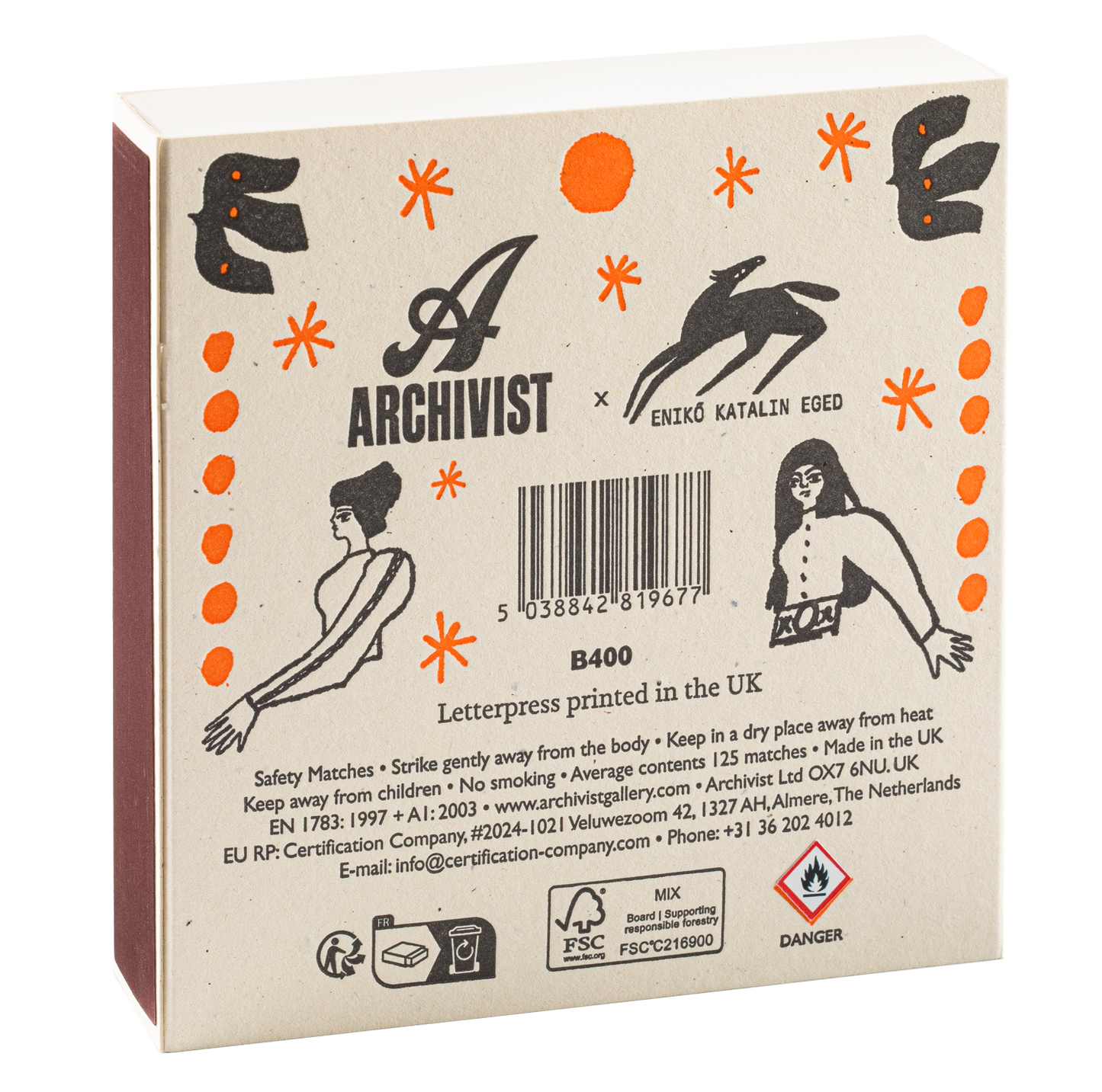 Sisterhood Square Safety Matches