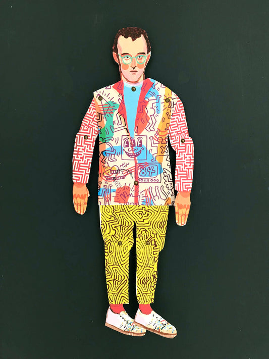 Keith Haring Cut and Make Puppet