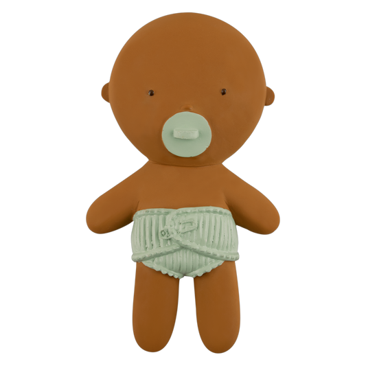 Gommu Mini Baby 1 - Natural Rubber Baby Dolli: Almond