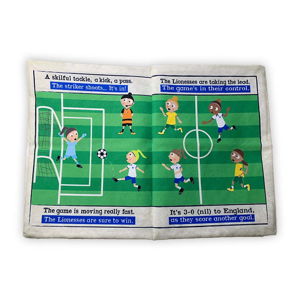 Lionesses Crinkly Newspaper Cloth Book