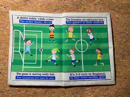 Lionesses Crinkly Newspaper Cloth Book