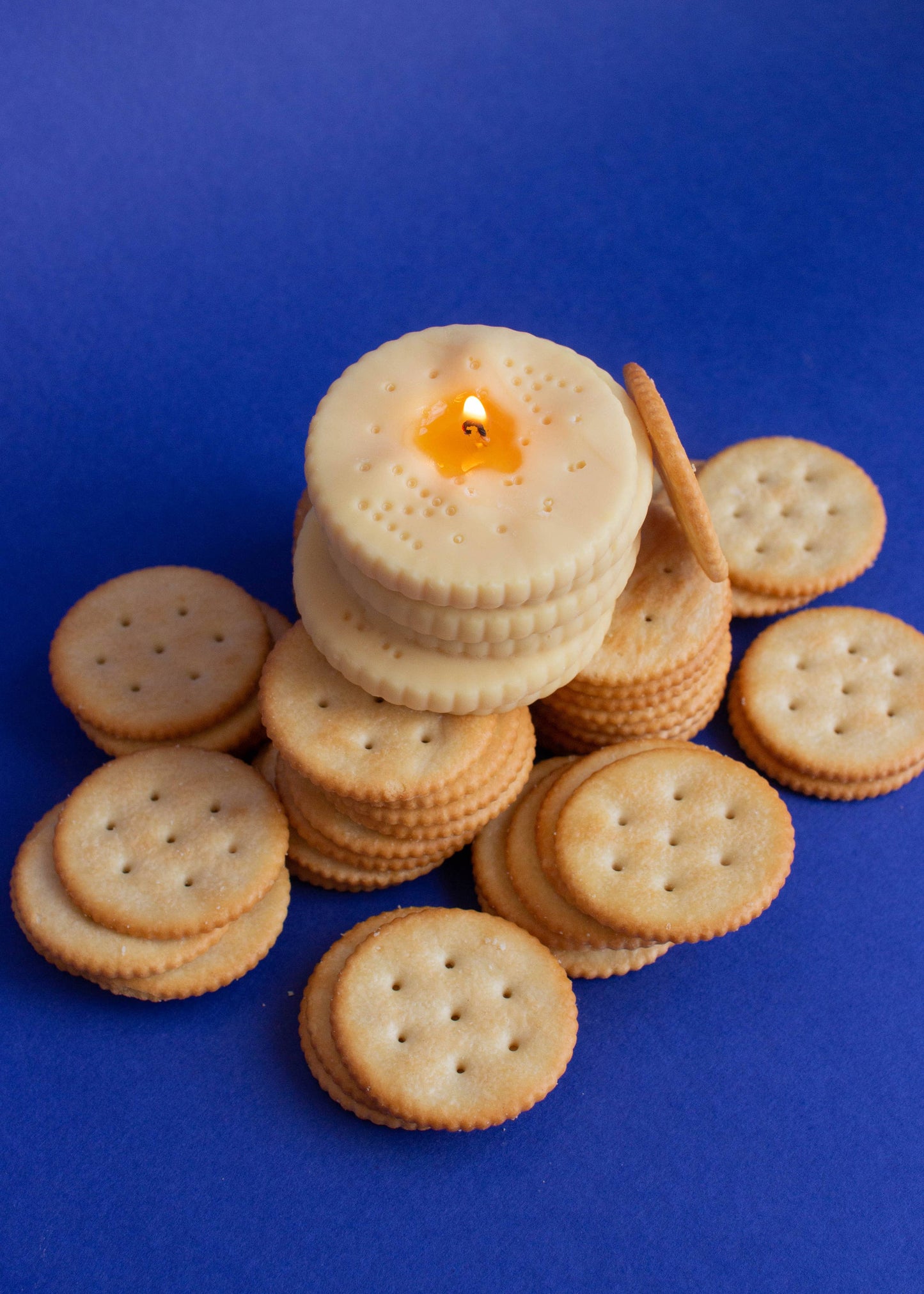 Cheese Cracker Candle