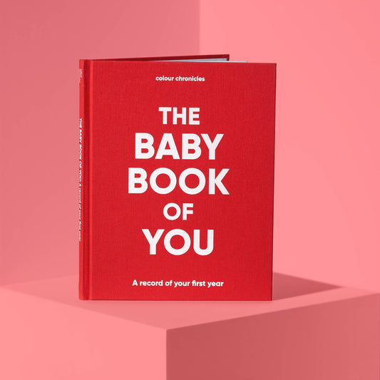 The Baby Book Of You: A Record Of Your First Year: Red