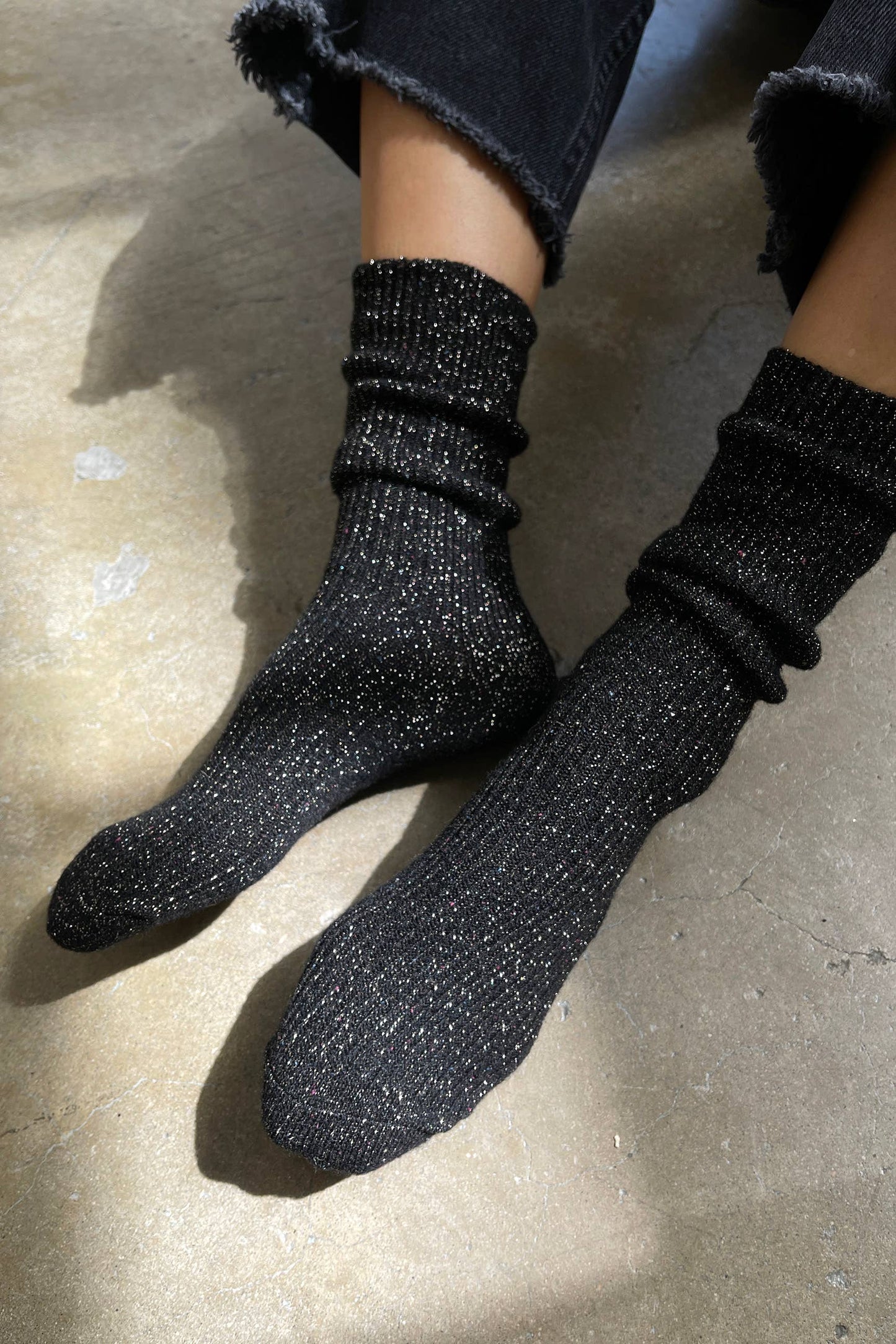 Le Bon Shoppe Starry Night Winter Sparkle Socks