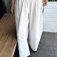 Le Bon Shoppe White Cotton Bare Pants
