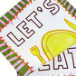 Let's Eat Tea Towel