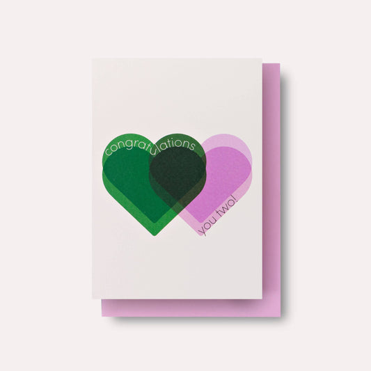 Congrats You Two Greeting Card