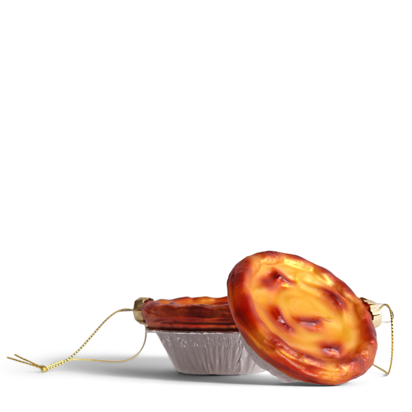 Pastel De Nata Glass Decoration