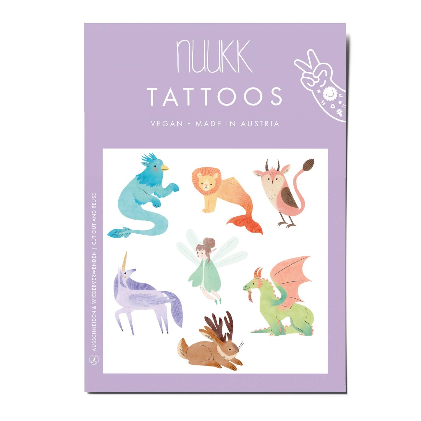 Unicorn Organic Temporary Tattoos