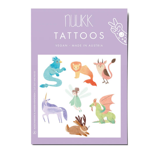 Unicorn Organic Temporary Tattoos