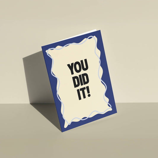 You Did It! Greeting Card