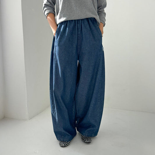 Le Bon Shoppe Denim Blue Parachute Pants