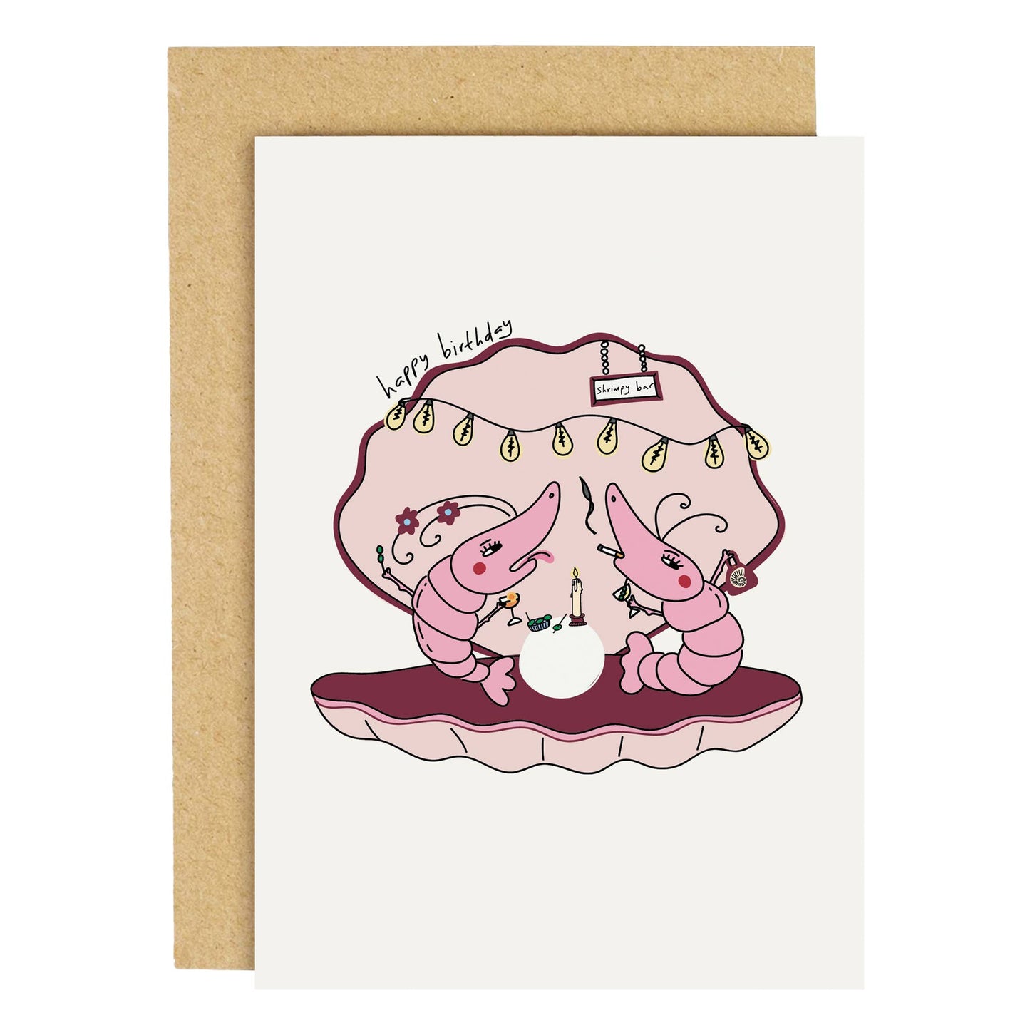 Shrimp Birthday Greeting Card