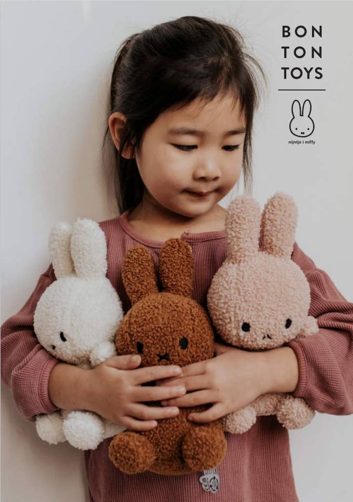 Miffy Tiny Teddy Pink  - 100% Recycled