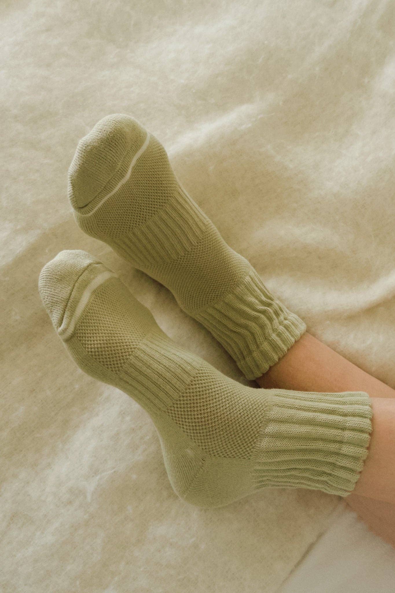 Le Bon Shoppe Dried Sage Swing Socks