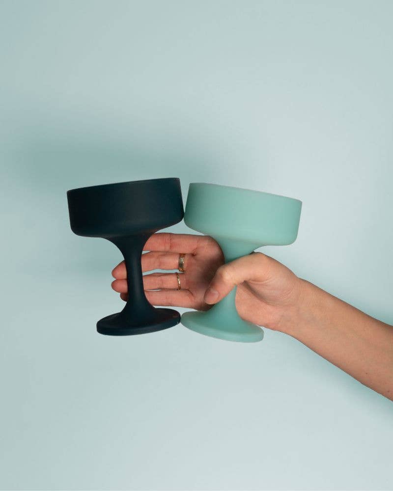 Mist + Ink Mecc Silicone Unbreakable Cocktail Glasses
