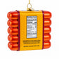 Premium Hot Dogs Pack Glass Christmas Ornament