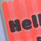 Hello Baby - A6 Riso Greeting Card 
