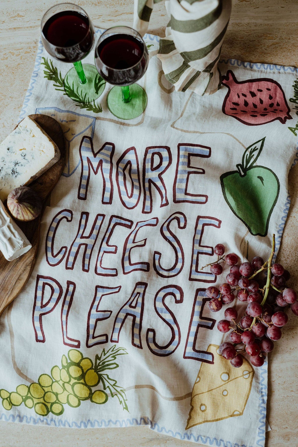 Cheese Tea Towel