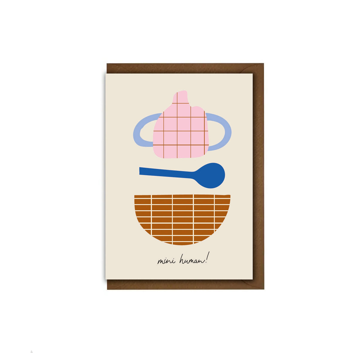 Mini Human New Baby Greeting Card