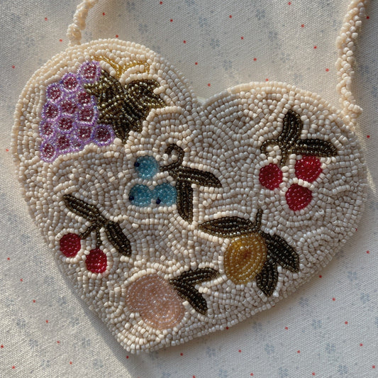 Konges Sløjd Beaded Heart Bag