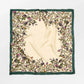 Floral patterned scarf on a white background