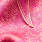 Becksöndergaard Carmine Pink Dotted Flora Diamond Scarf