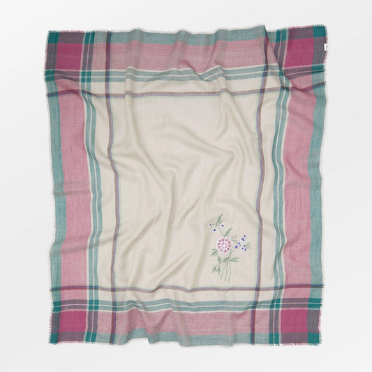 Becksöndergaard Silver Birch White Martha Wica Scarf