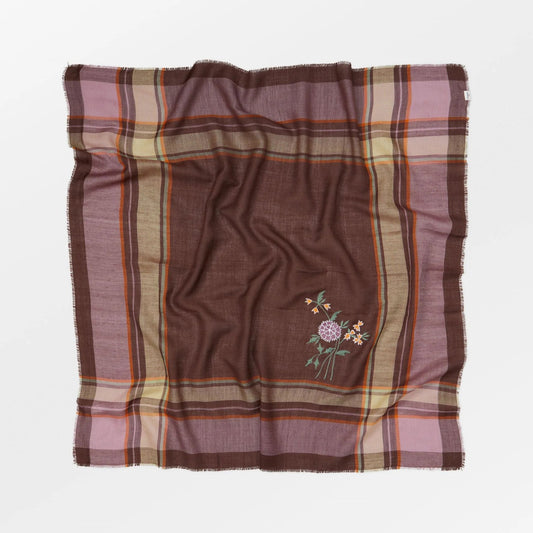Becksöndergaard Hot Fudge Brown Martha Wica Scarf