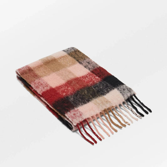 Becksöndergaard Confetti Pink Check Anilopa Scarf