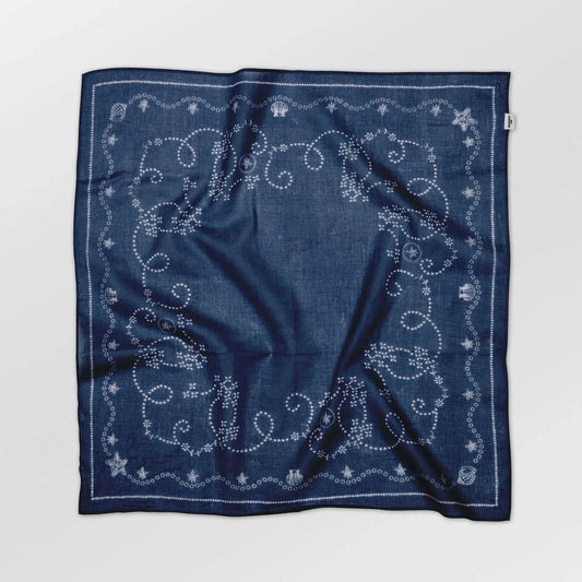Becksöndergaard Navy Blue Anglasia Cotta Scarf