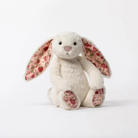 Jellycat Amuseables Blossom Cream Bunny 'Berry'