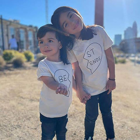BFF, Best Friends Kids T-Shirt (Set Of Two)